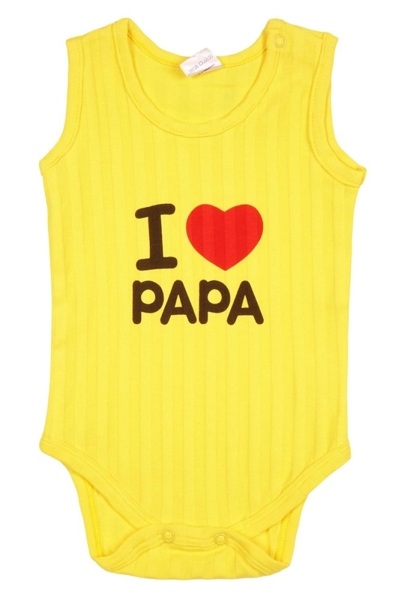 Боди для мальчиков OP1363 желтый