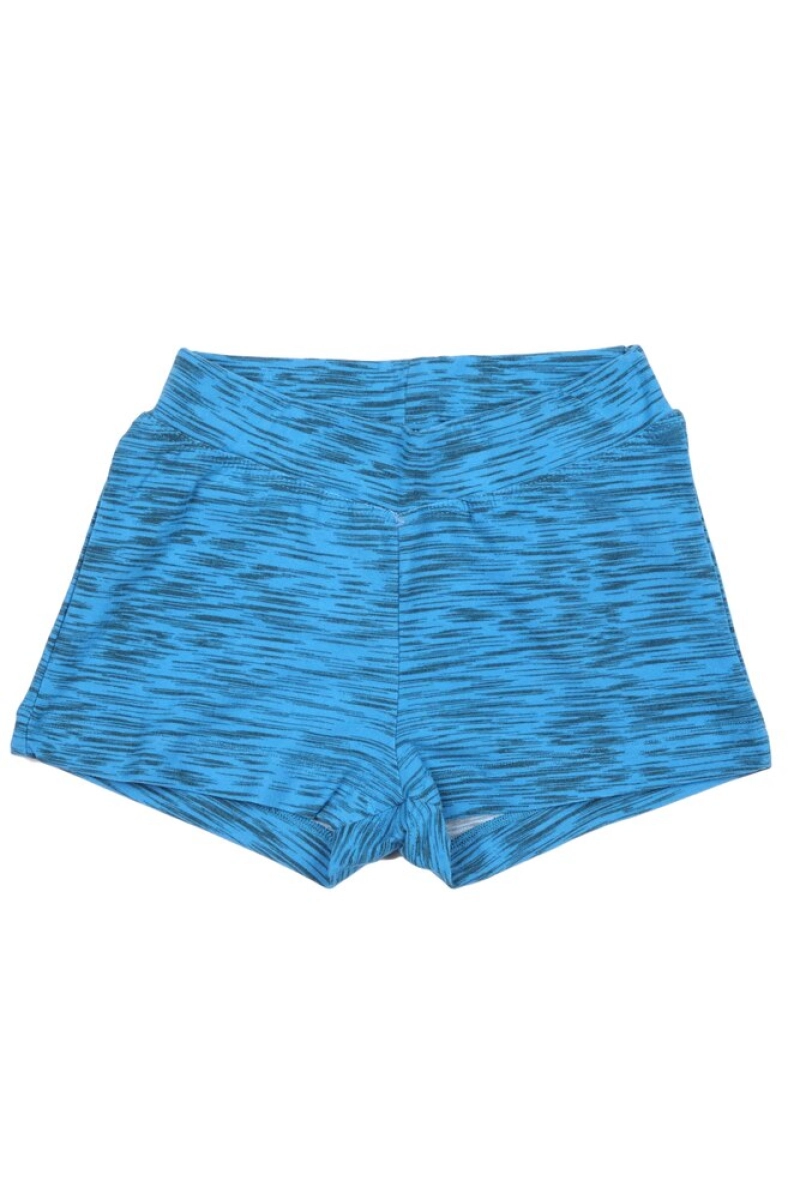 Шорты для девочки BK381SH голубой (полоски)