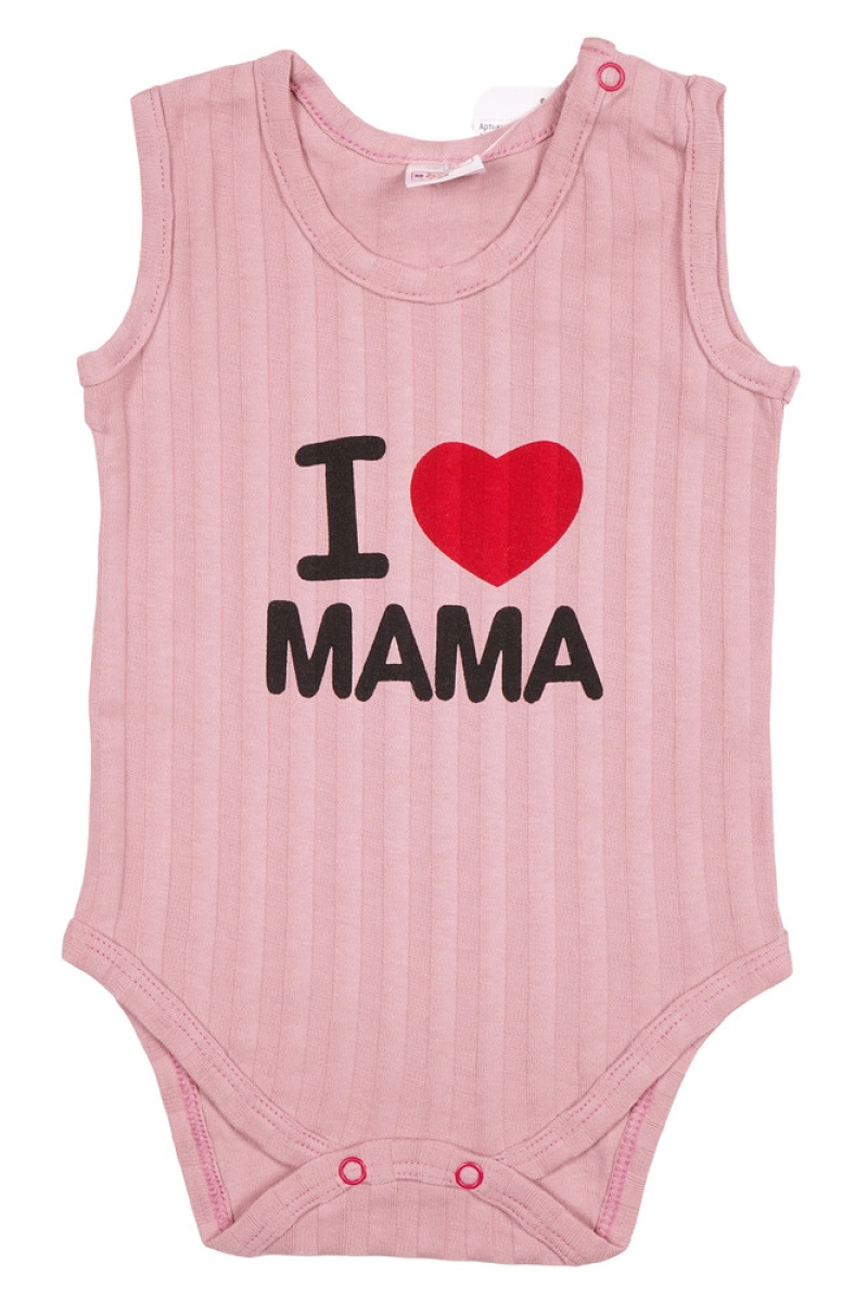 Боди для девочек OP1363 грязно-розовый