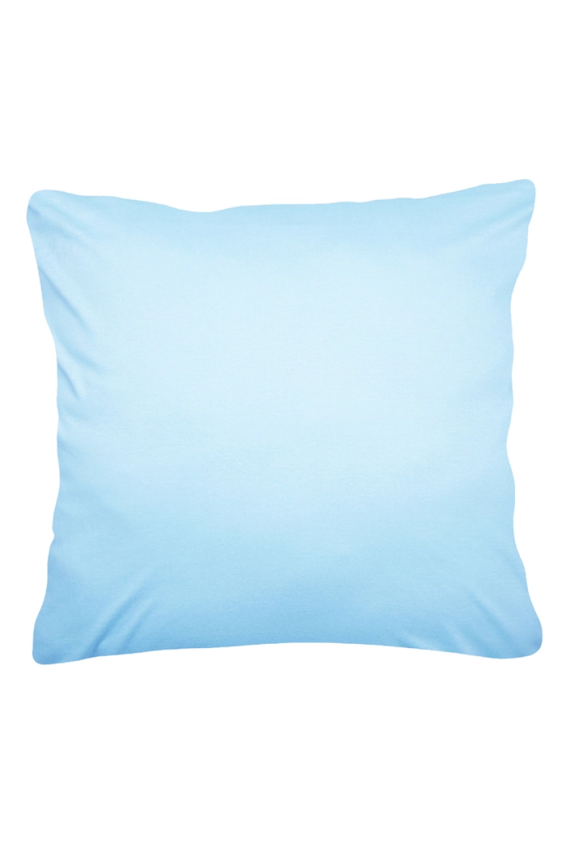 Наволочка трикотажная на молнии - Светло-голубой М-3082 (120 г)