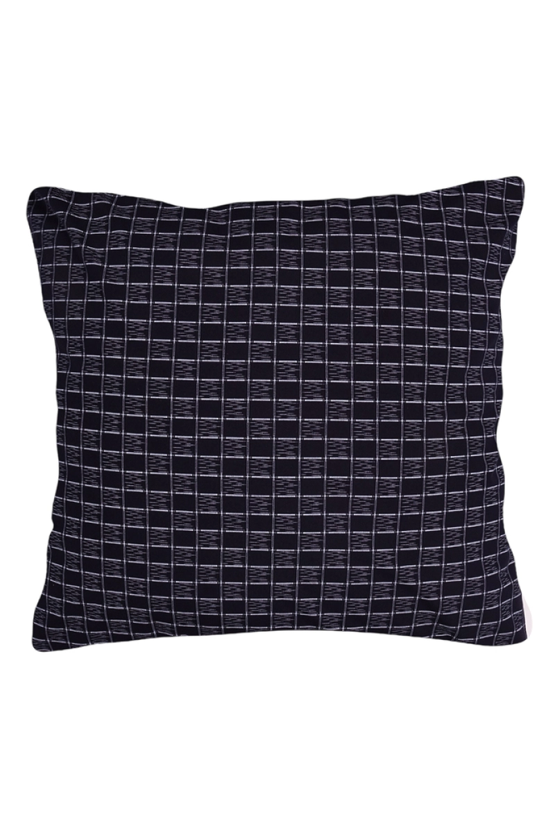 Наволочка трикотажная на молнии - Матрица (темно-синий) (1184-V1) (145г)