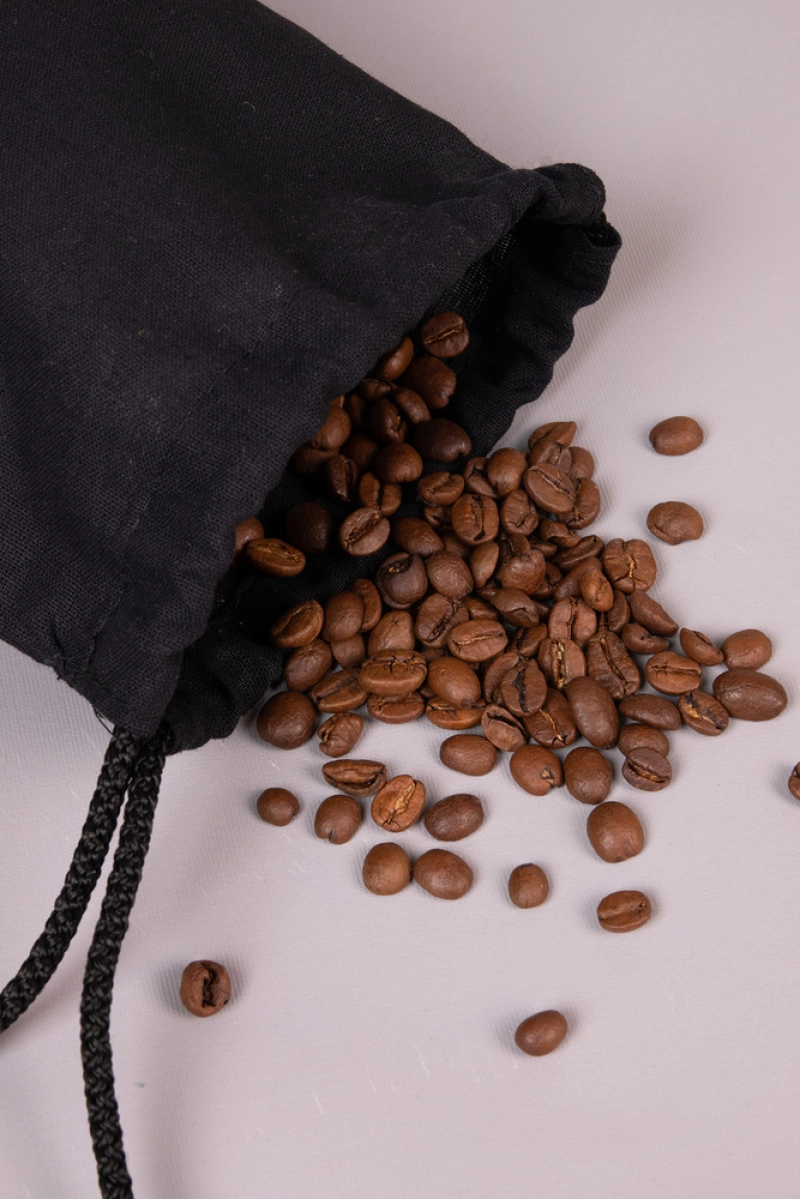 ЭКО мешочек для хранения из хлопка Черный