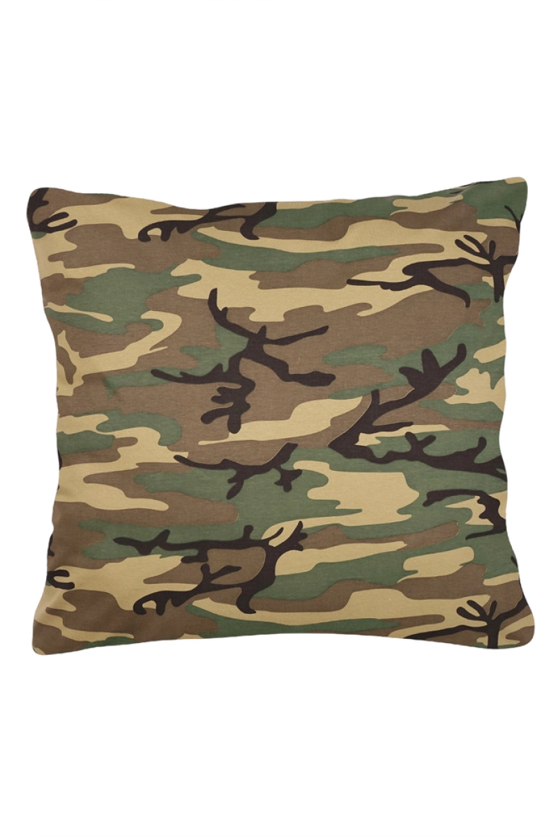 Наволочка трикотажная на молнии - Камуфляж (бежевый) (3038-V5) (145г)