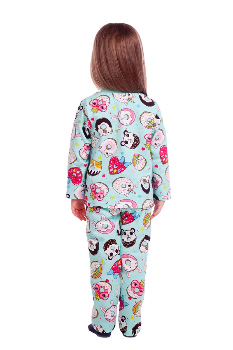 Пижама "ПД-82" пончики, футер начёс