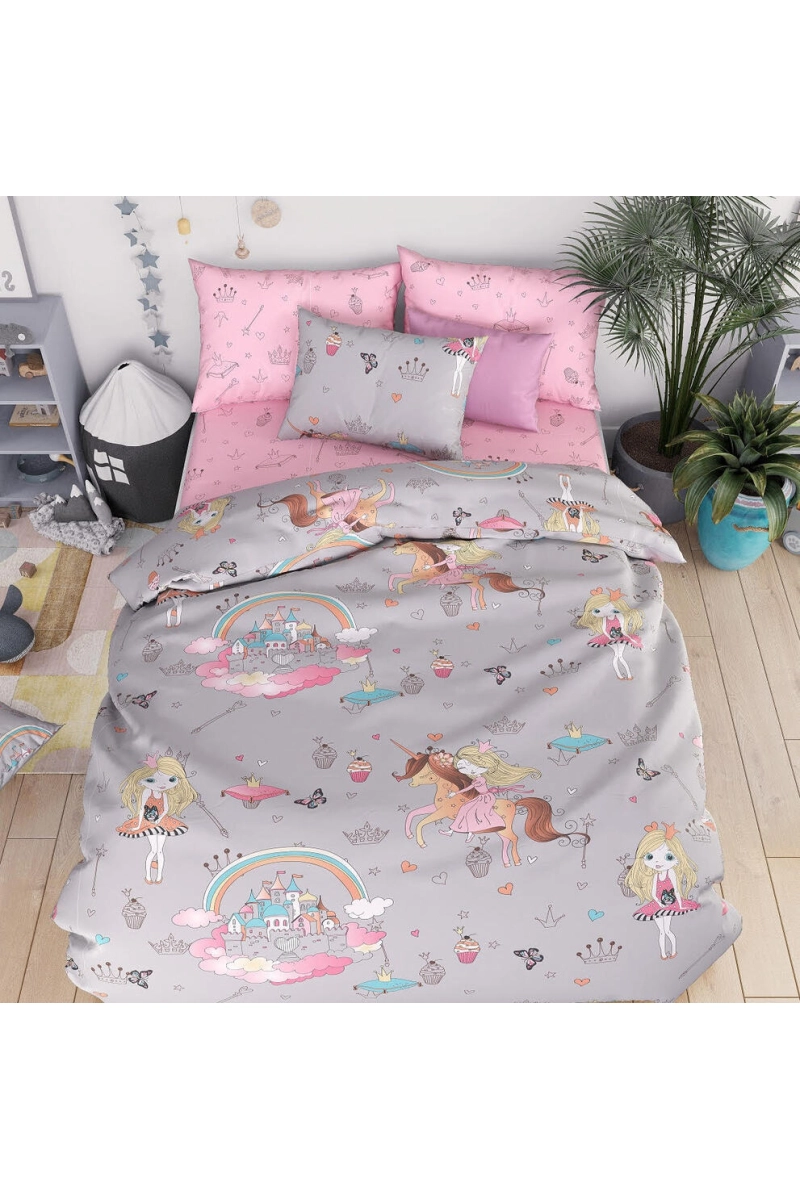 Простыня бязевая на резинке "ГОС" "ГОС-Сказка" арт. 781/3 + 882/2 тип 1