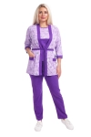 Пеньюар женский с брюками 192Ф