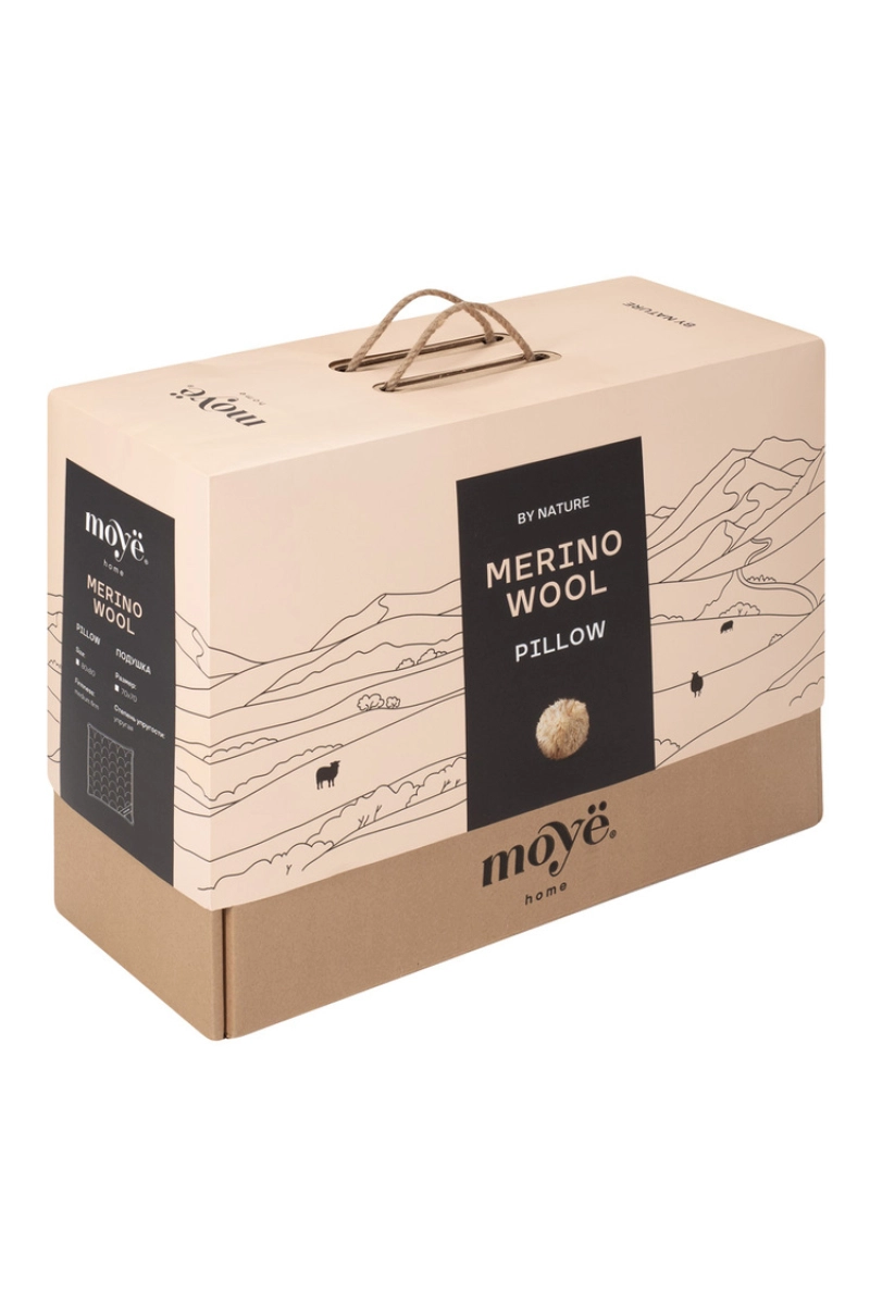 (П) Подушка MOYЁ home "Merino Wool" ИвШвейСтандарт 50х70
