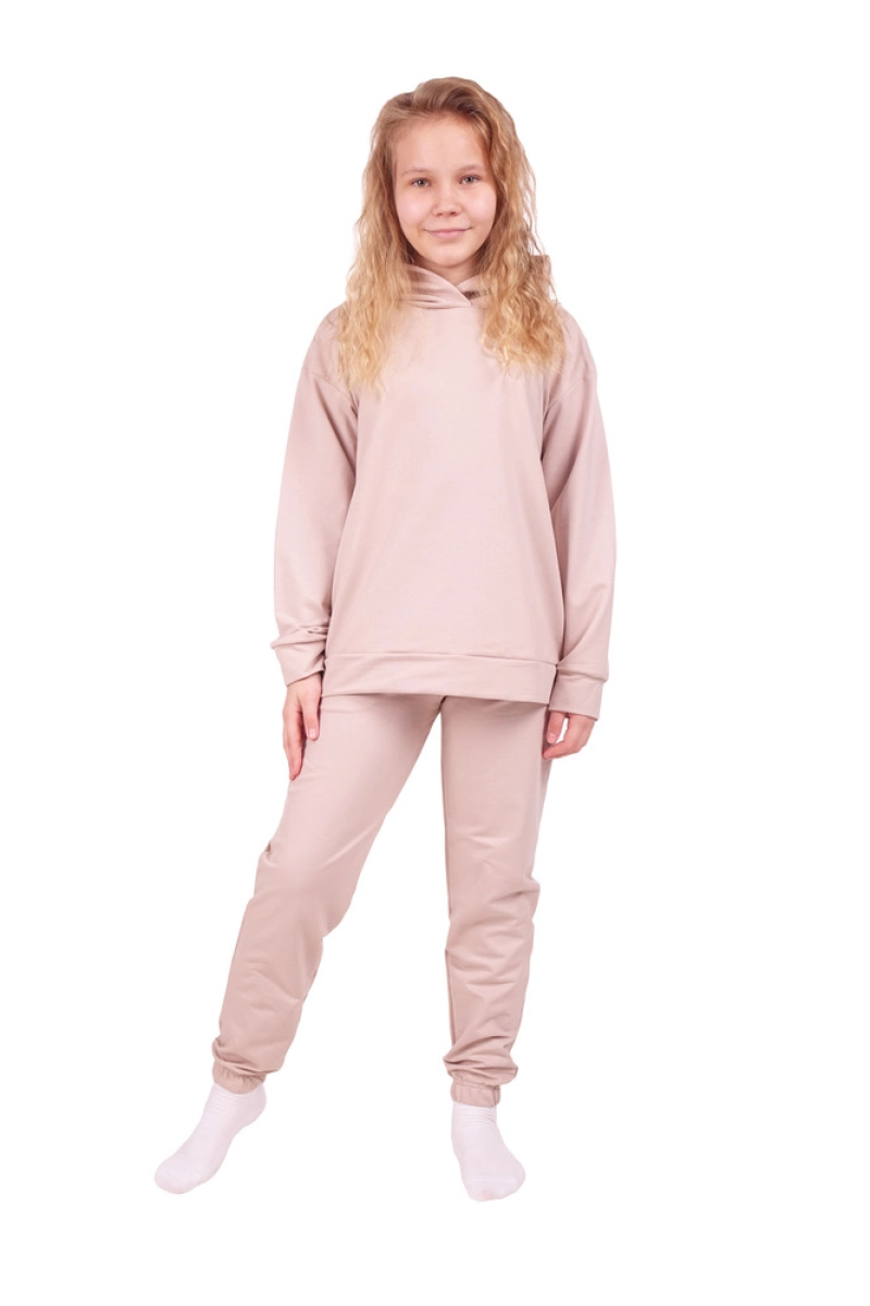 Костюм "КД-89" бежевый, футер с лайкрой