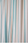 Комплект штор из рогожки "ТТ" Полоса (ментол)