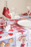 Скатерть рогожка "Диз" Счастливого Рождества