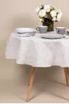 Скатерть круглая рогожка "ХБК" Холст (145х145 см)