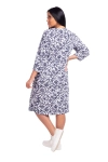 Махровый женский халат Узоры Б75