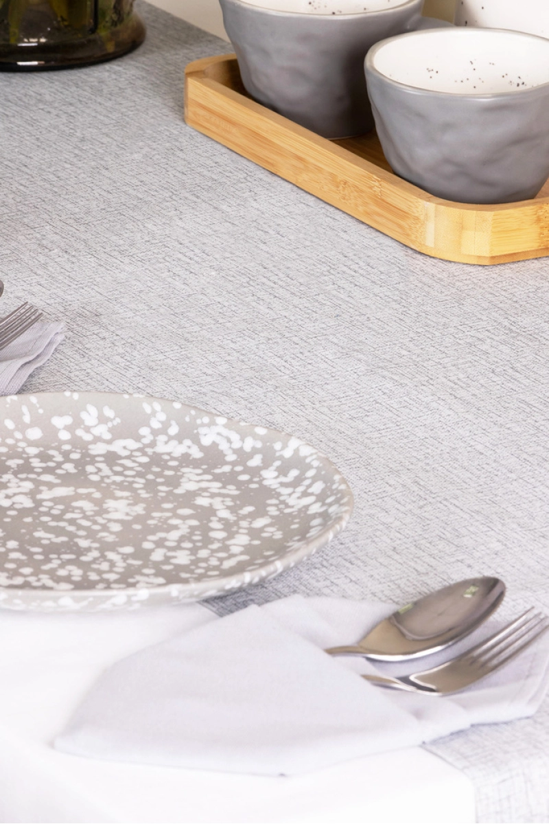 Дорожка из рогожки "Диз" Штрихи графита