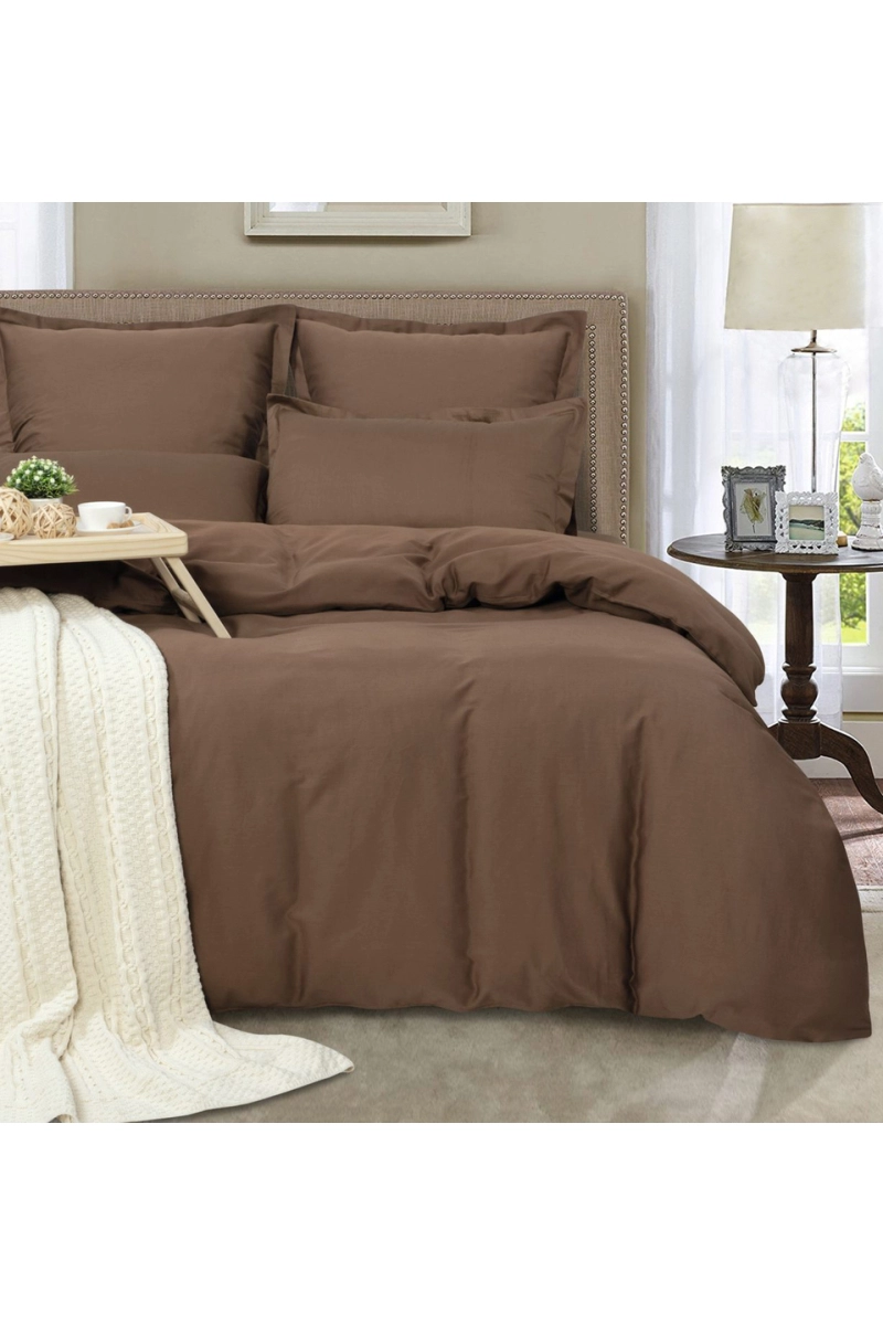 Пододеяльник "ДИЗ" сатин 120г/м "Коричневый" арт. 70047 (220 см)