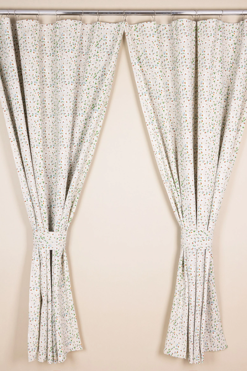 Комплект штор из полульна "ГОС" Россыпь ромашек