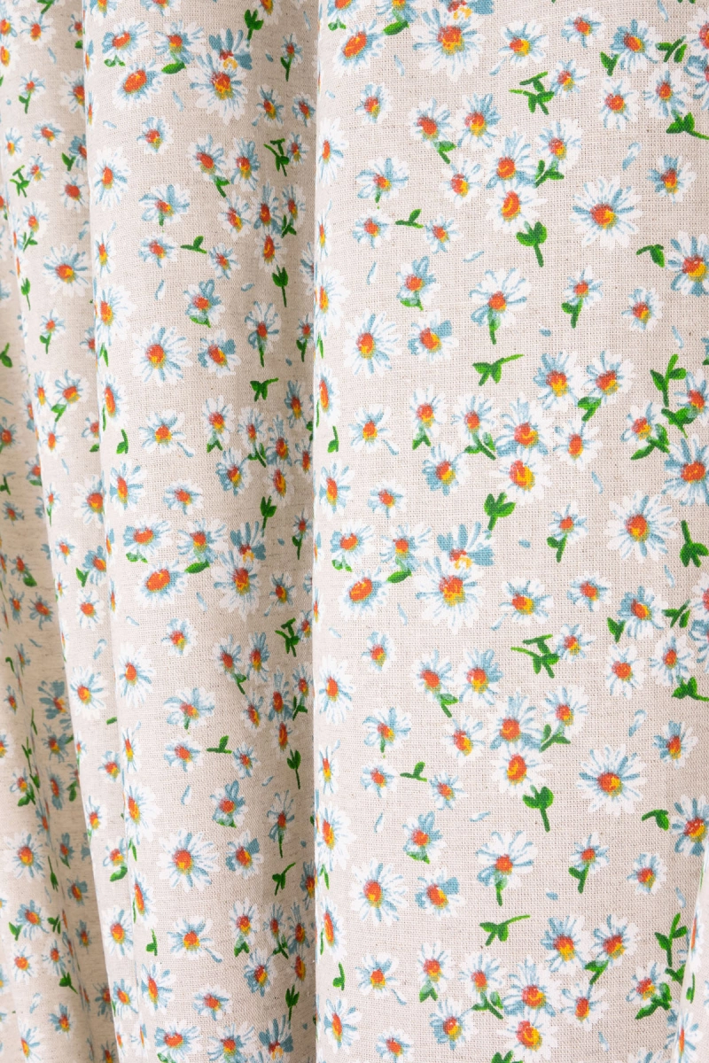 Комплект штор из полульна "ГОС" Россыпь ромашек