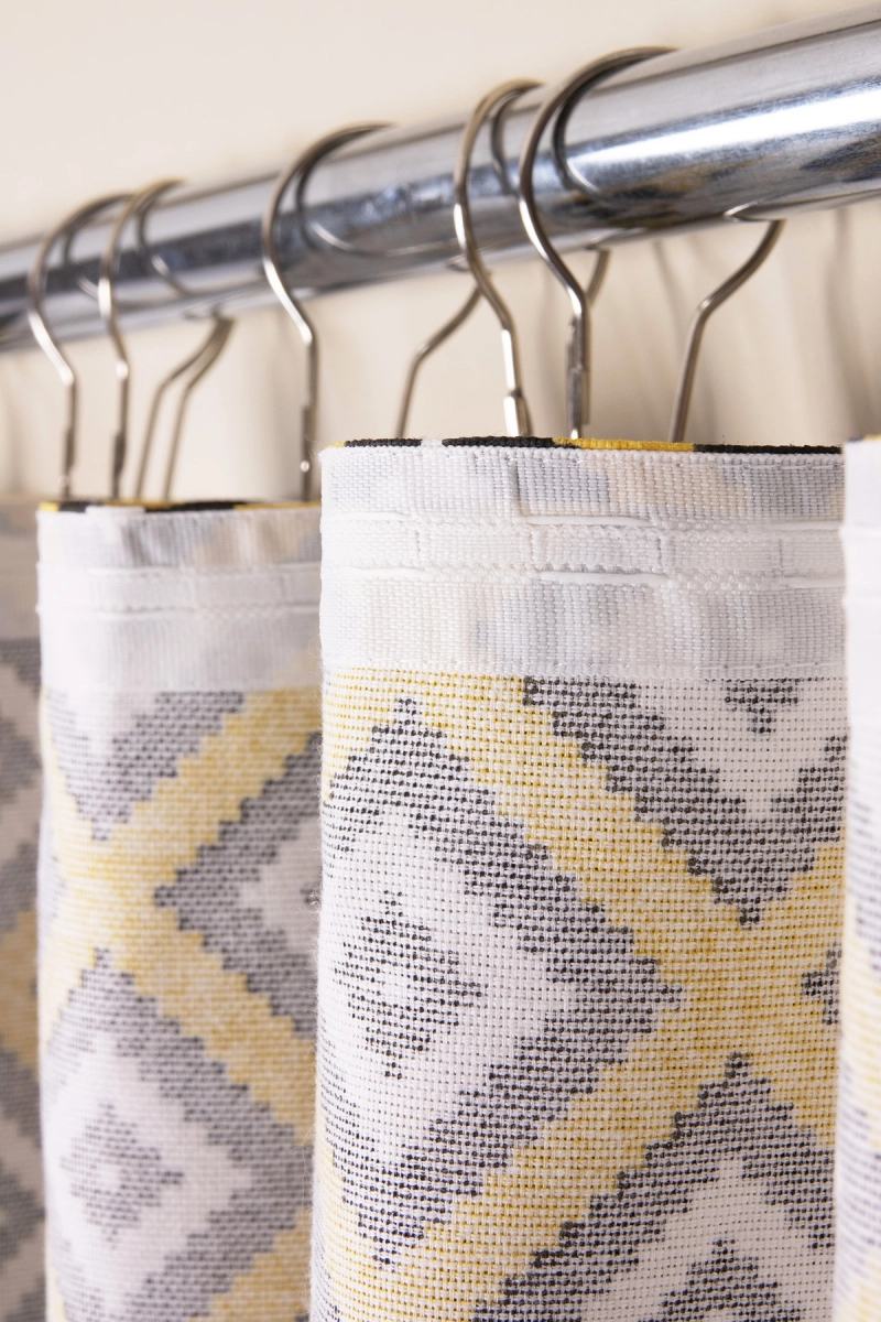 Комплект штор из рогожки "ТТ" Блюз (желтый)