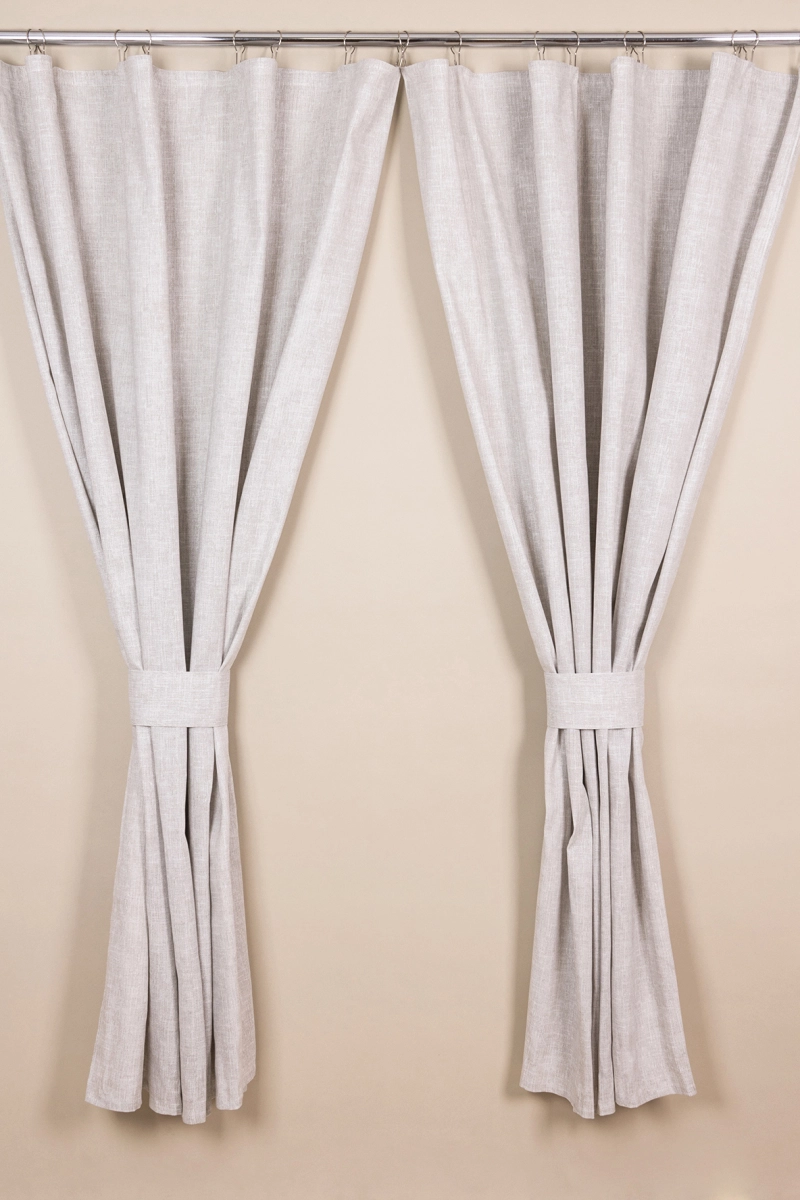 Комплект штор из рогожки "ХБК" Холст