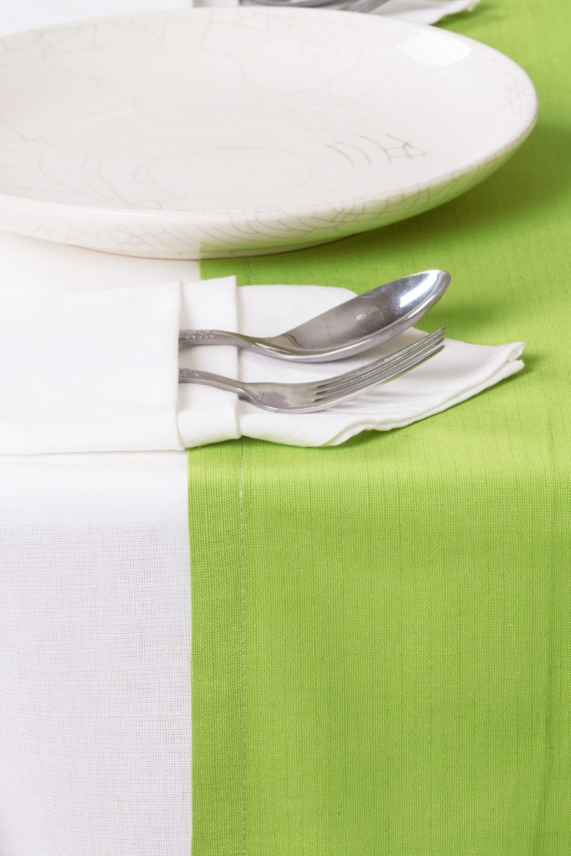 Дорожка полулен "ГОС" Авокадо (однотон)