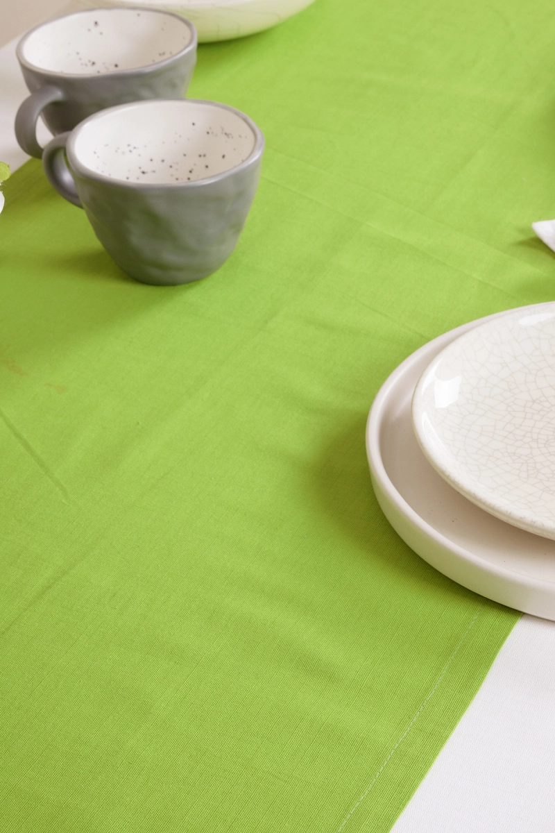 Дорожка полулен "ГОС" Авокадо (однотон)