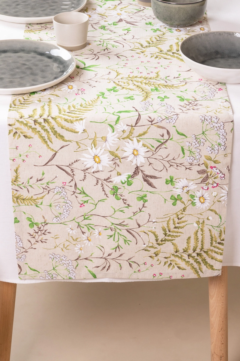 Дорожка полулен "ГП" Льняное лето