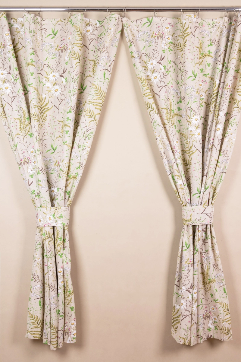 Комплект штор из полульна "ГП" Льняное лето