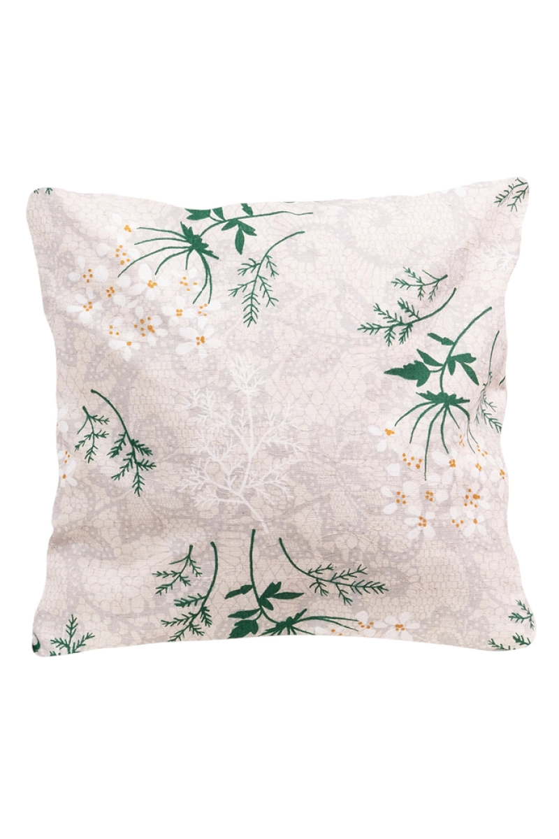 Декоративная наволочка на молнии полулен "ГП" Маргаритки