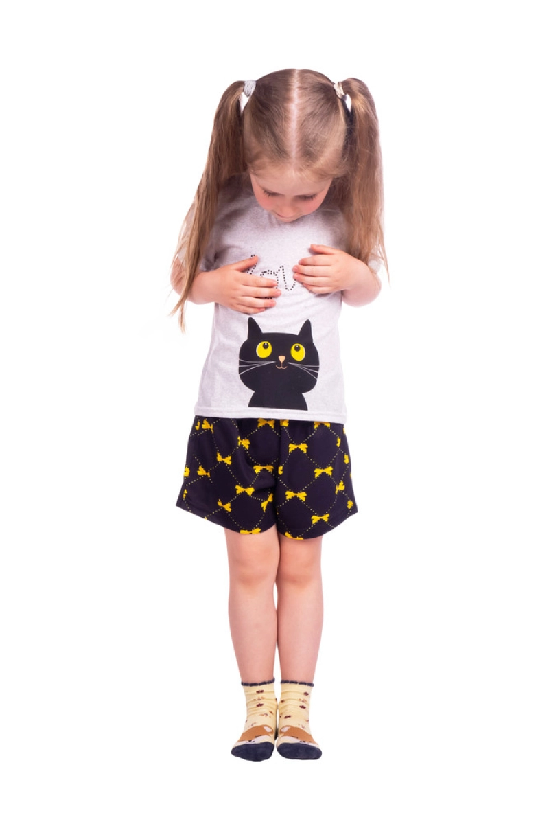 Пижама "ПД-106" Бантики, трикотаж