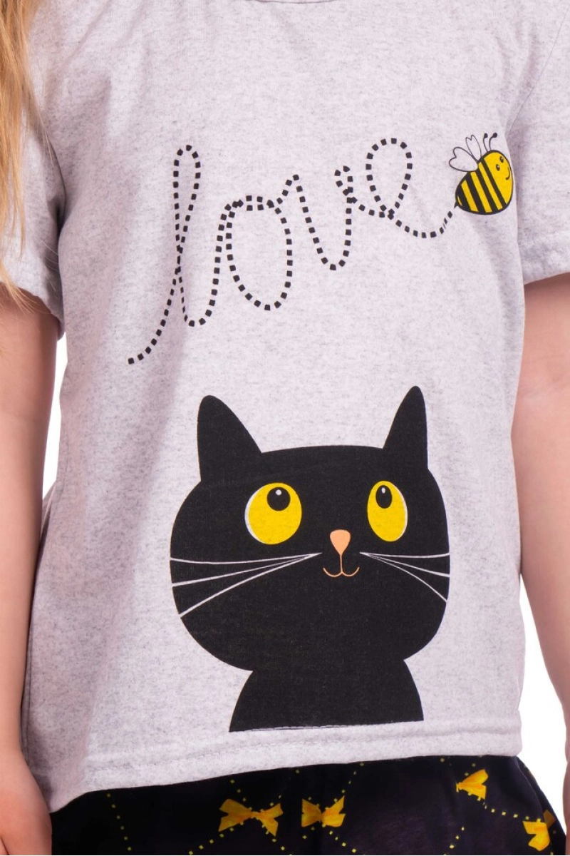 Пижама "ПД-106" Бантики, трикотаж