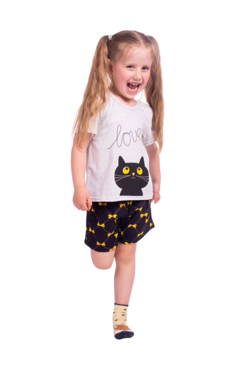 Пижама "ПД-106" Бантики, трикотаж