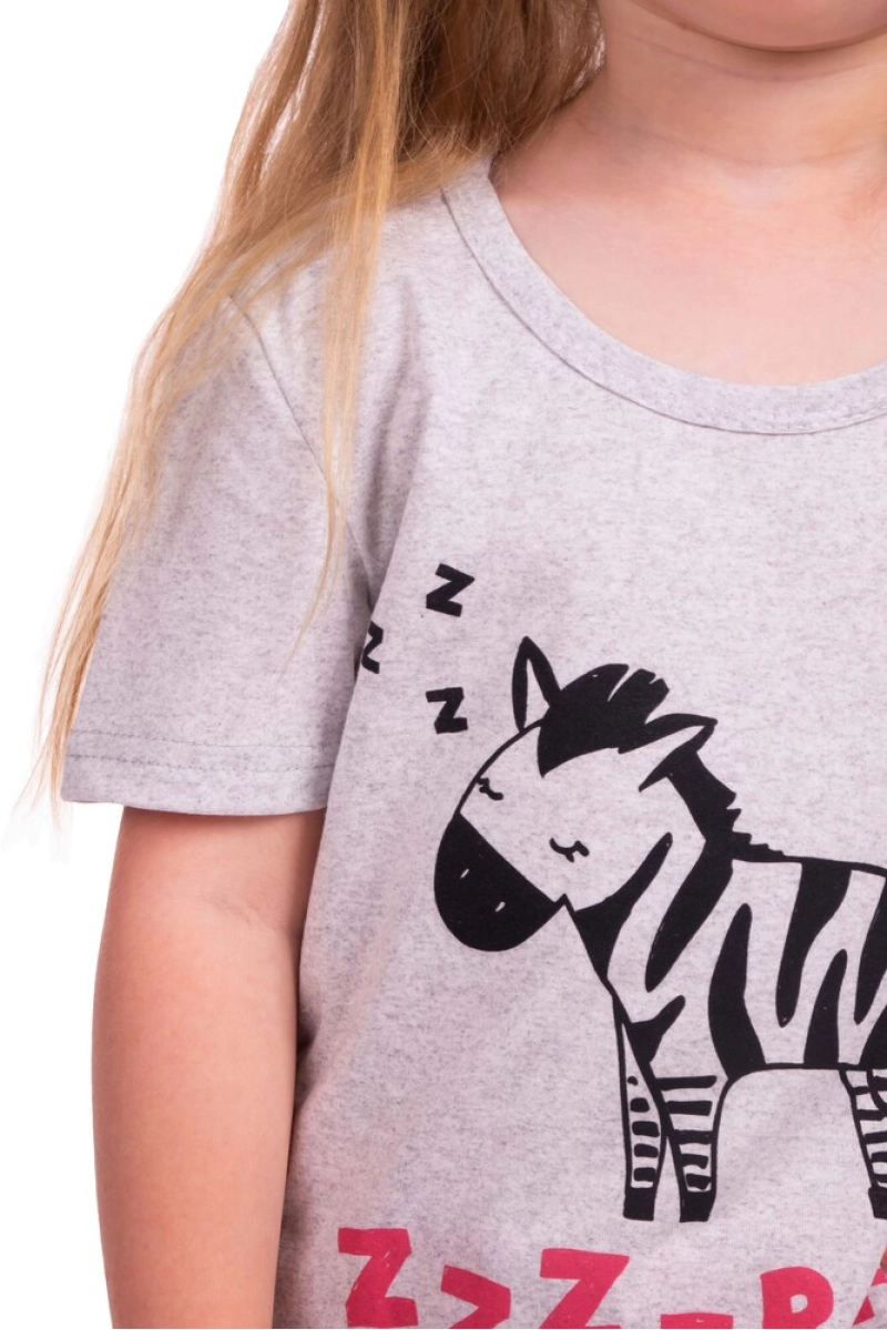 Пижама "ПД-105" Зебра брюки, трикотаж