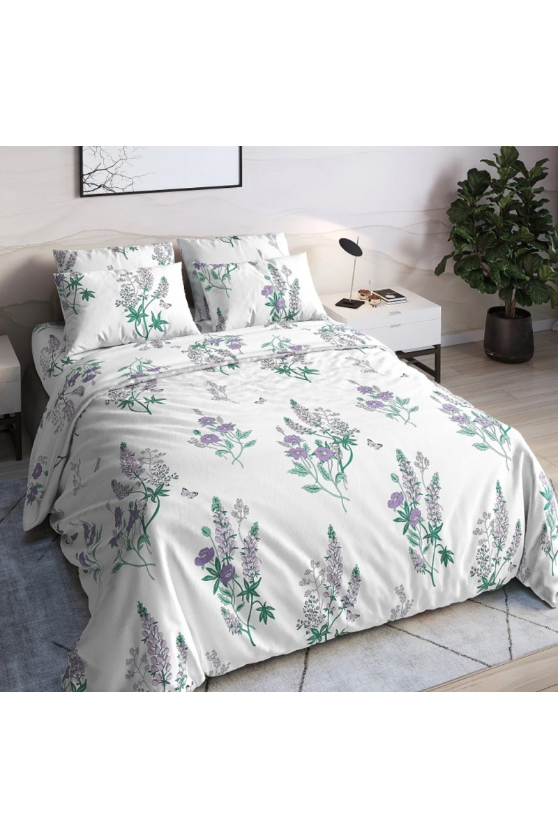 Простыня бязевая на резинке "ГОС" "Люпины" арт. 28444-1