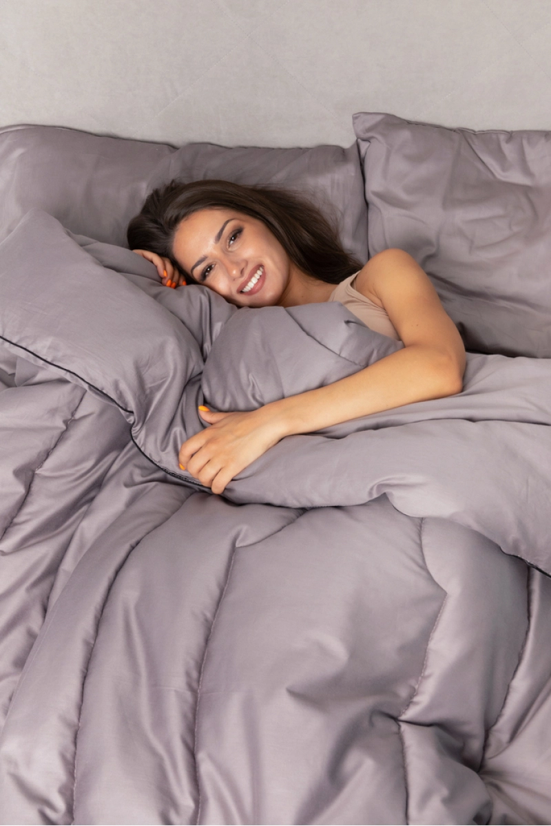 (LV) Одеяло "Infinity" графит (400г/м2) теплое