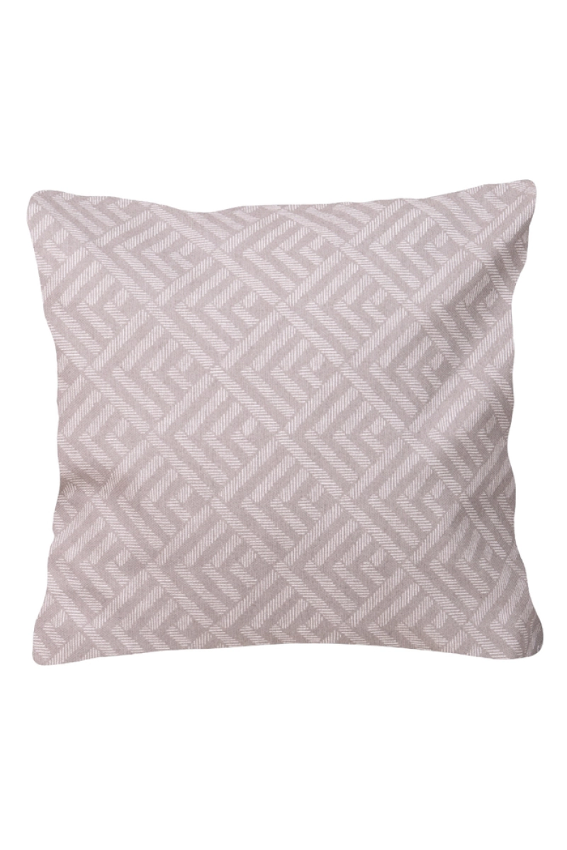 Декоративная наволочка на молнии из рогожки "ТТ" Купол (мокко)