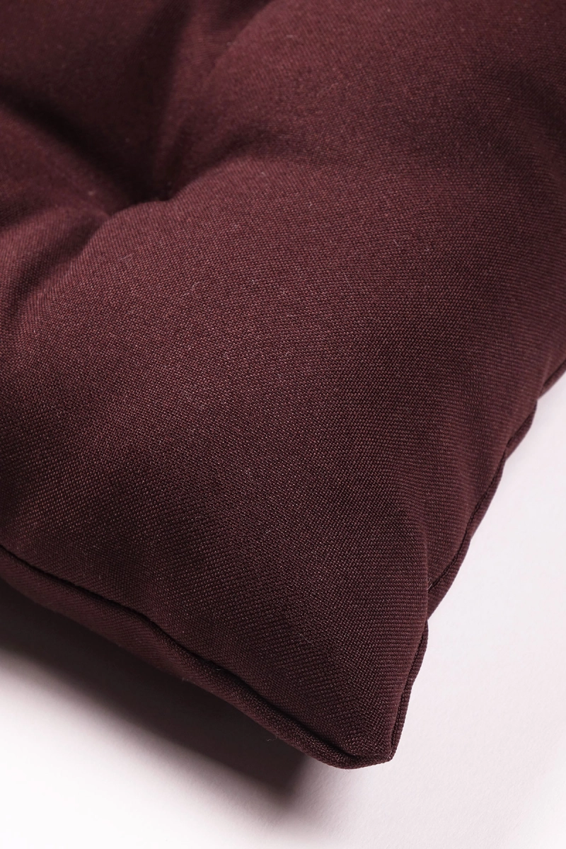 Подушка (М-9) на стул из габардина "А" Горький шоколад (col. 905)