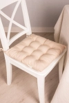 Подушка (М-9) на стул из габардина "А" Пудра (col. 2)