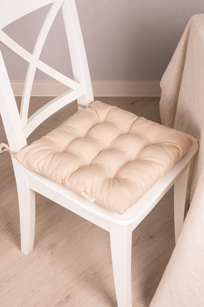 Подушка (М-9) на стул из габардина "А" Пудра (col. 2)