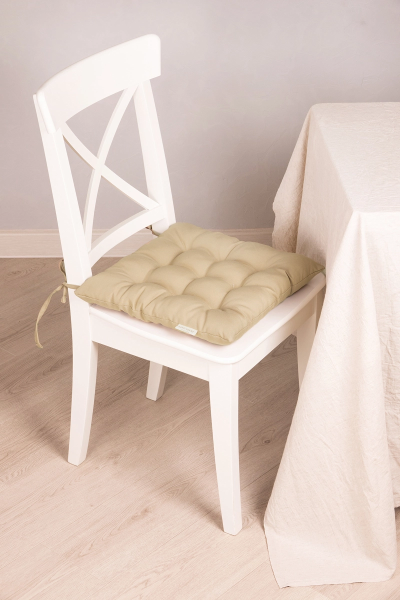 Подушка (М-9) на стул из габардина "А" Карамель (col. 10)