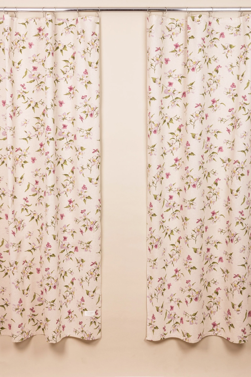 Комплект штор из полульна "ГП" Нарциссы в саду