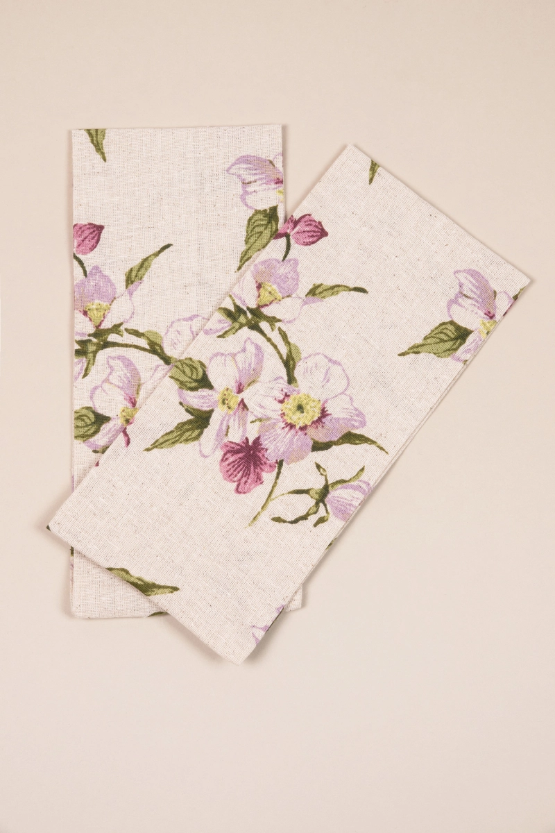 Комплект штор из полульна "ГП" Нарциссы в саду