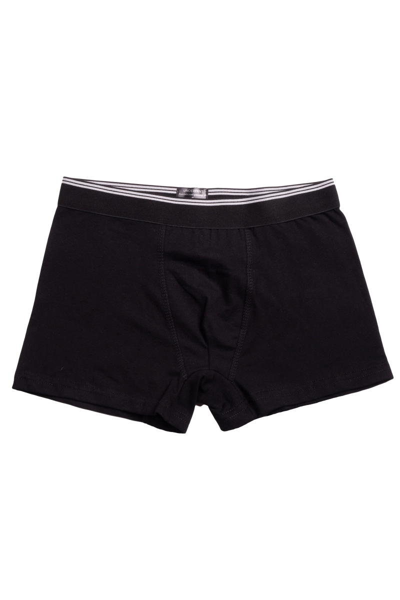 Трусы "Боксеры",черные, трикотаж