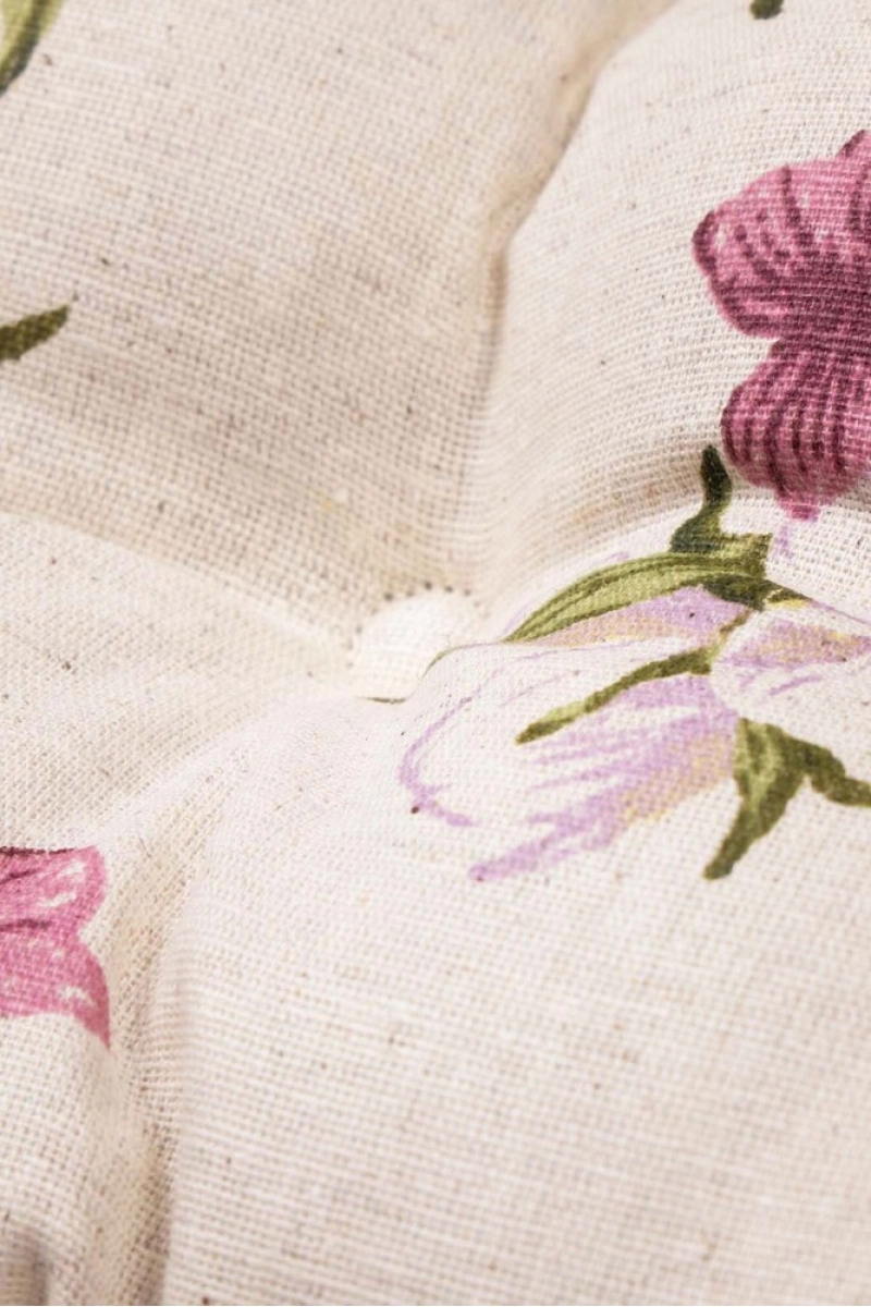 Подушка на стул из полульна "ГП" Нарциссы в саду (М-9)