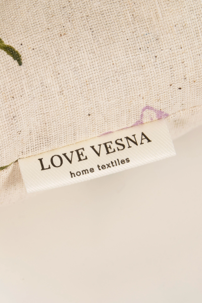 Подушка на стул из полульна "ГП" Нарциссы в саду (М-9)