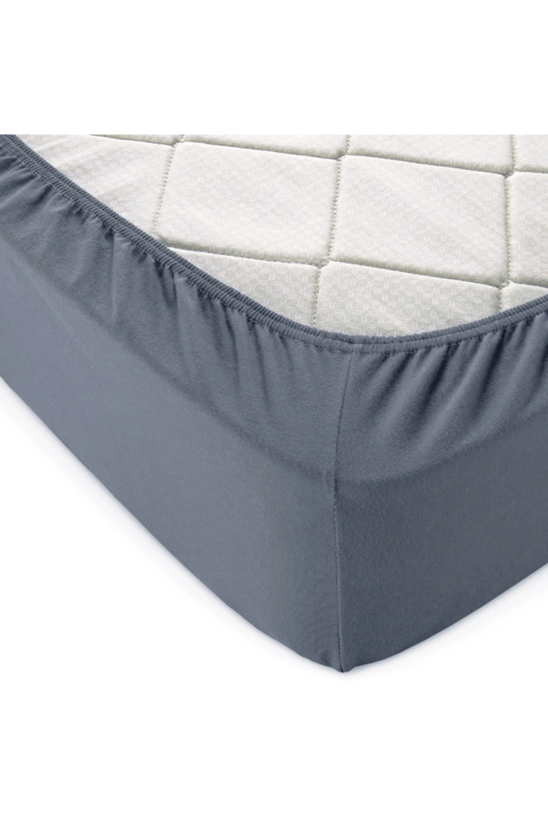 Простыня трикотажная на резинке "ПТ" Графит арт. 5531 (120 г)