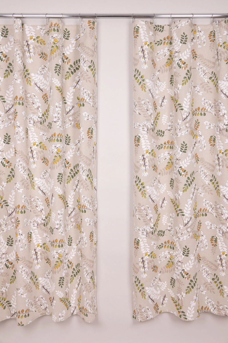 Комплект штор из полульна "ГП" Белая Акация