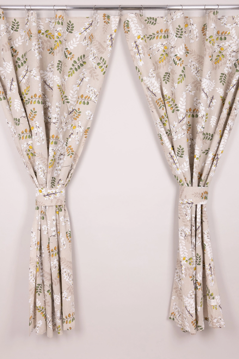 Комплект штор из полульна "ГП" Белая Акация