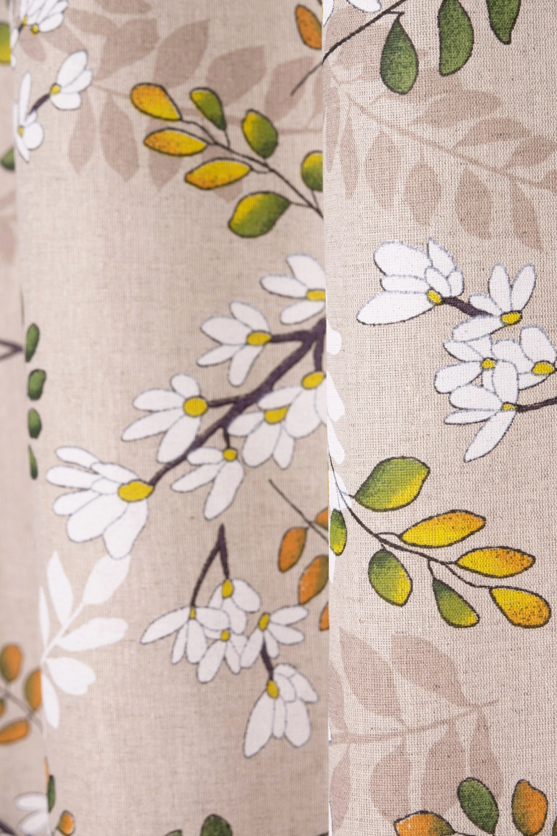 Комплект штор из полульна "ГП" Белая Акация