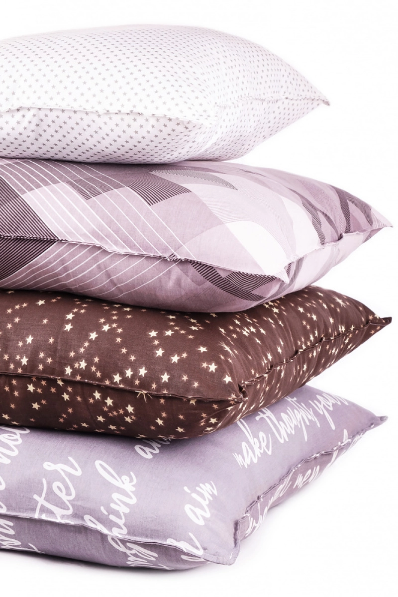 (LV) Подушка "Нега", файбер/хлопок (в ассортименте)