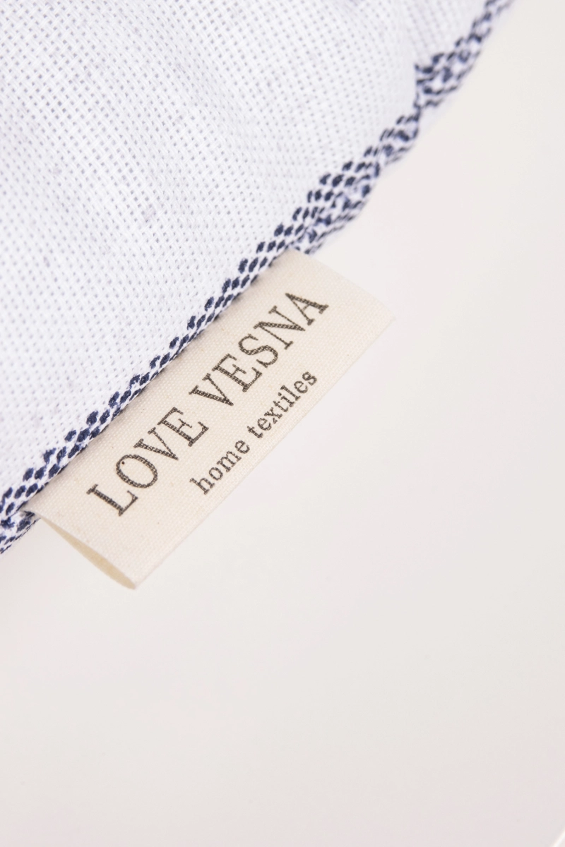 Подушка на стул из рогожки "ТТ" Пастораль полоска (М-9)