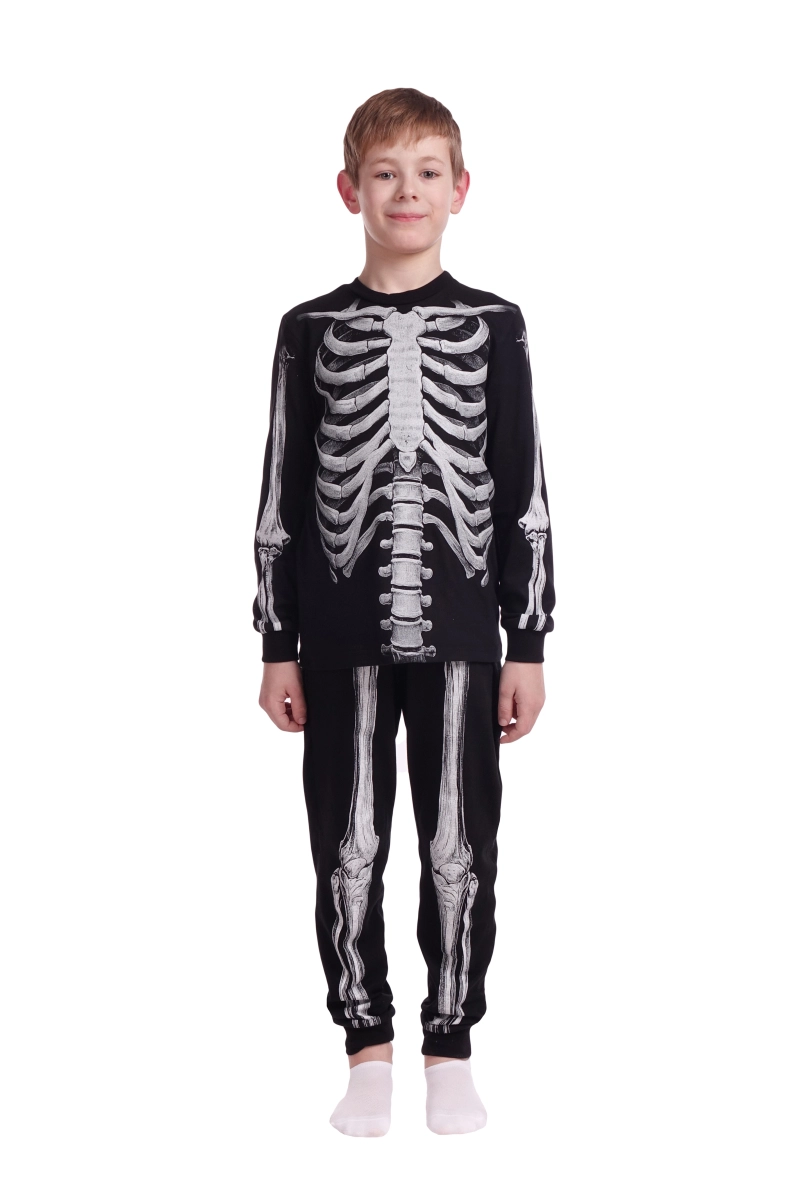 Пижама "ПД-138" скелет, трикотаж